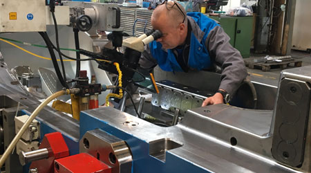 operator who modifies a plastic injection mould operator who modifies a plastic injection mould